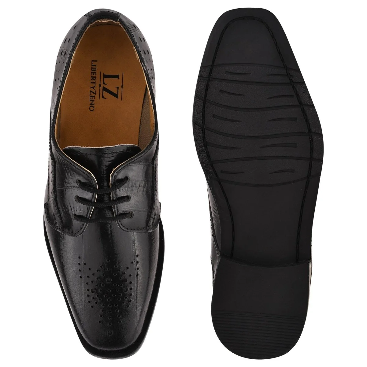 Liberty Zeno Jonas Leather Oxford Style Dress Shoes - Image 5