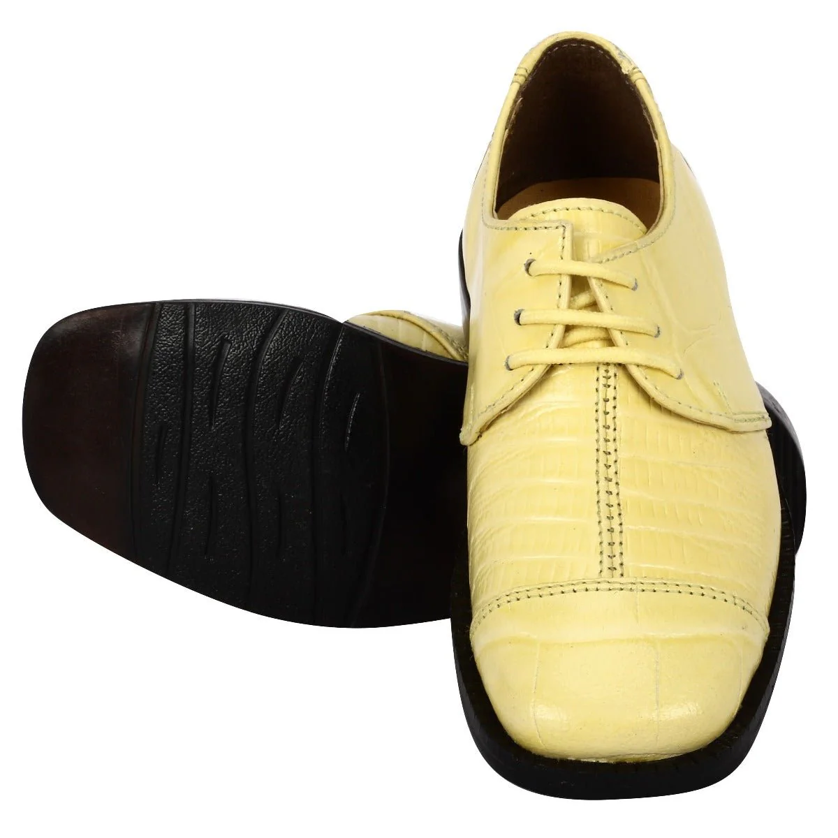 Liberty Zeno Joseph Leather Oxford Style Dress Shoes for Kids - Image 14
