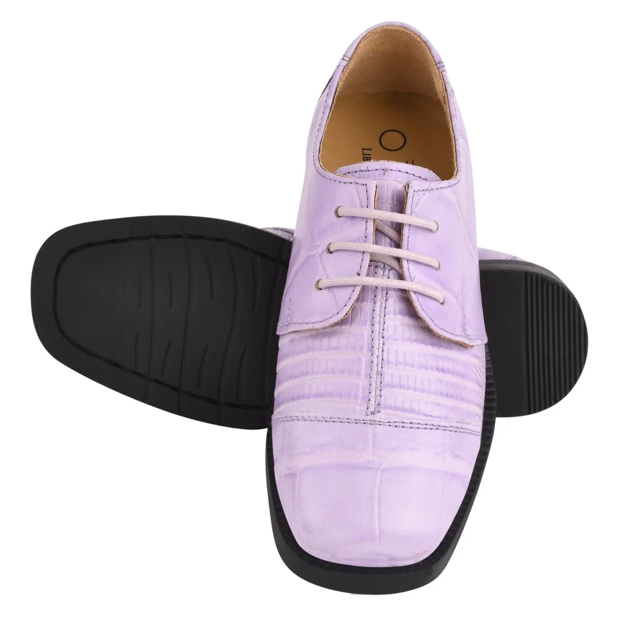 Liberty Zeno Joseph Leather Oxford Style Dress Shoes for Kids - Image 19