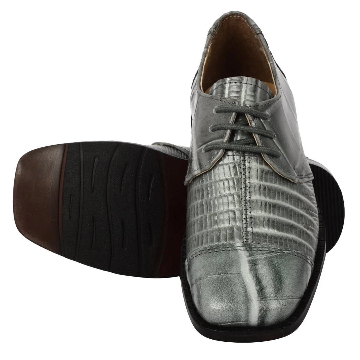 Liberty Zeno Joseph Leather Oxford Style Dress Shoes for Kids - Image 26