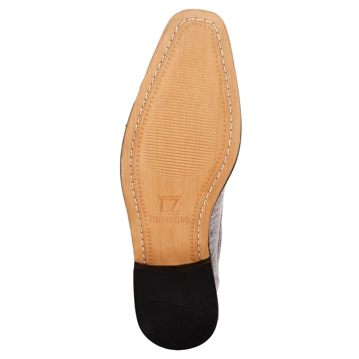 Liberty Zeno Jostin Genuine Leather Lizard Print Oxford Style Dress Shoes For Men - Image 16