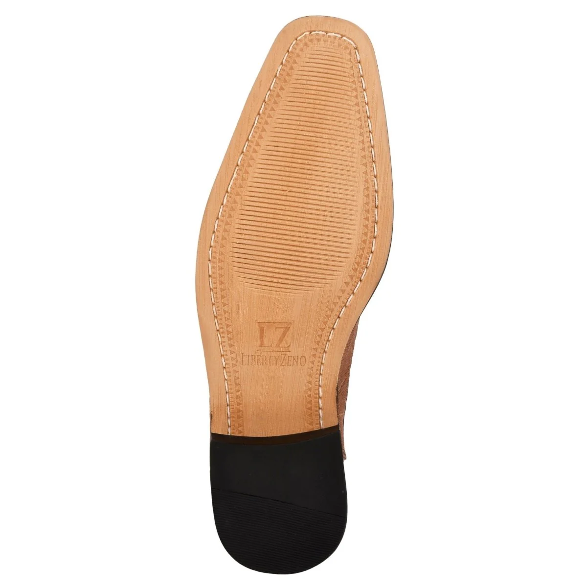Liberty Zeno Jostin Genuine Leather Lizard Print Oxford Style Dress Shoes For Men - Image 24