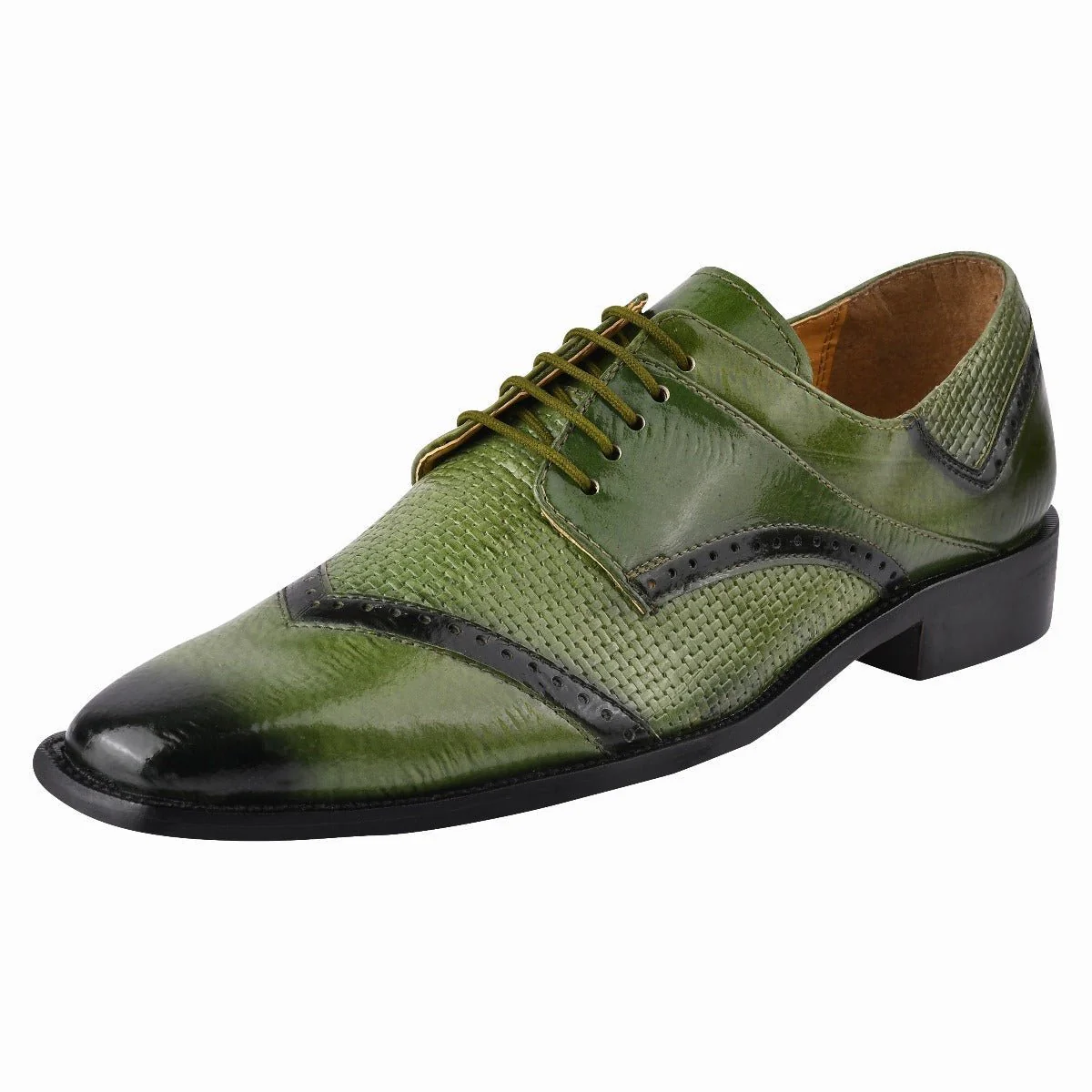 Liberty Zeno Kazma Leather Oxford Style Lace Up Dress Shoes