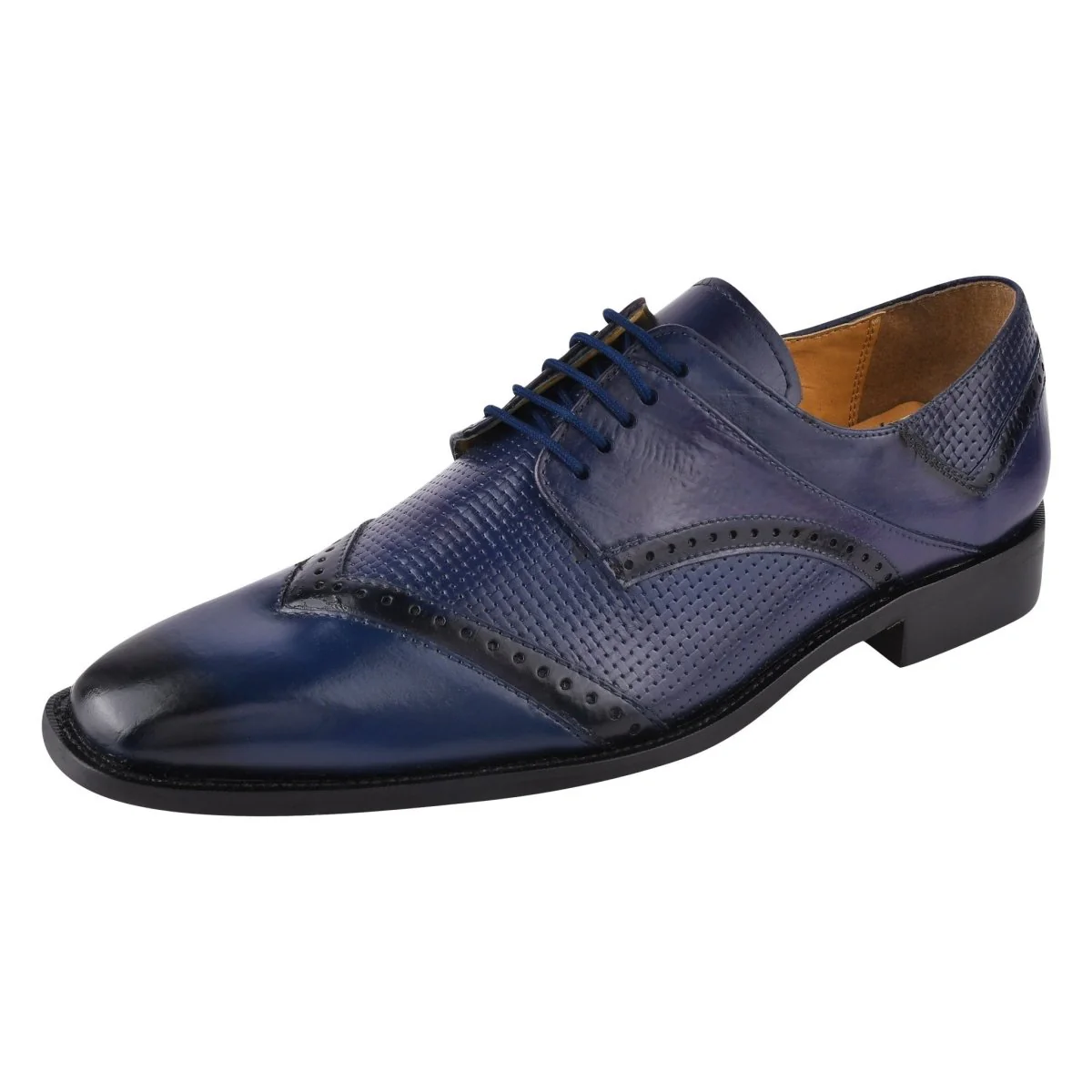 Liberty Zeno Kazma Leather Oxford Style Lace Up Dress Shoes - Image 15