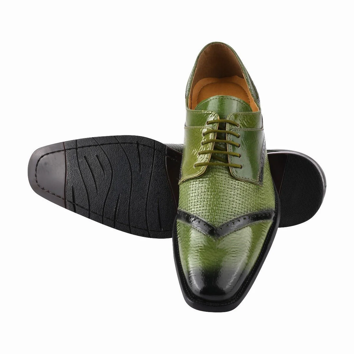 Liberty Zeno Kazma Leather Oxford Style Lace Up Dress Shoes - Image 2