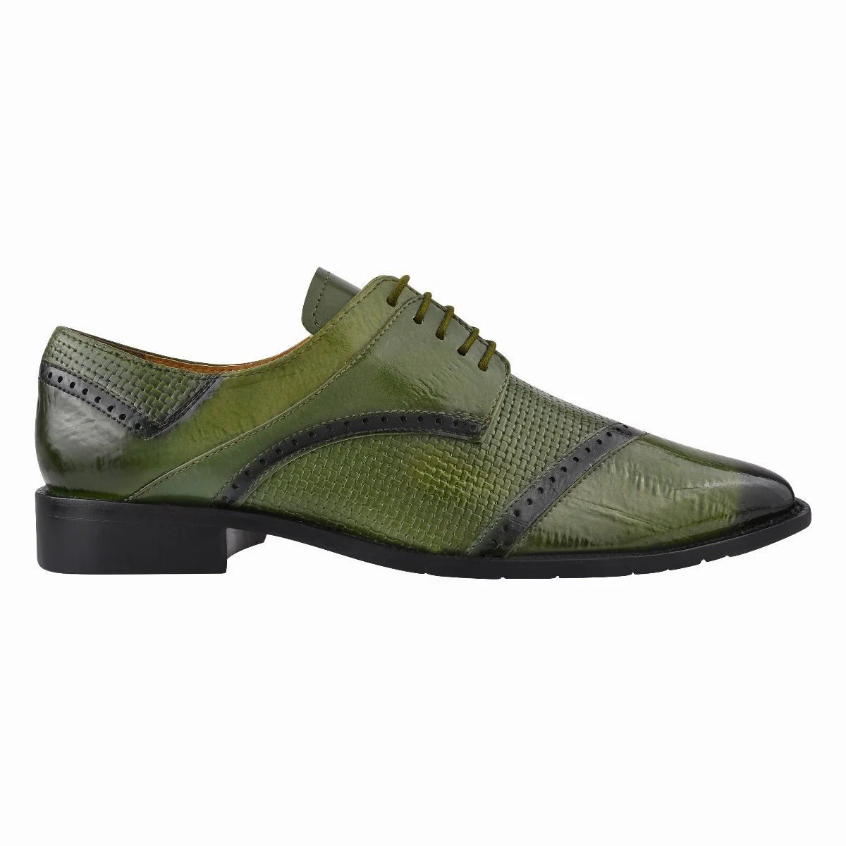 Liberty Zeno Kazma Leather Oxford Style Lace Up Dress Shoes - Image 5