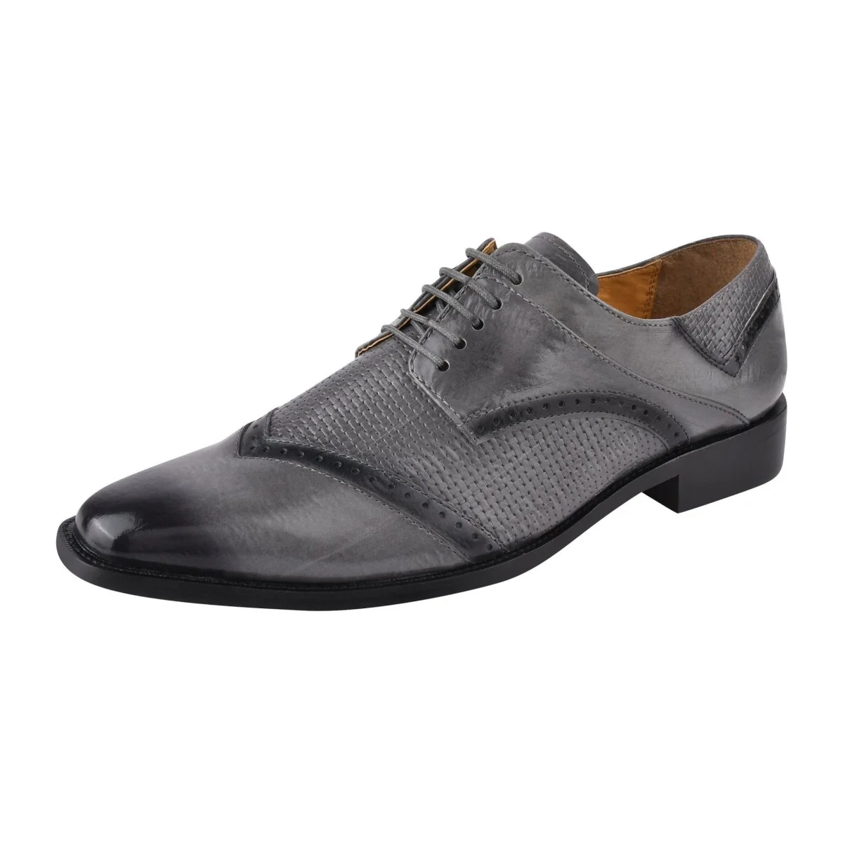 Liberty Zeno Kazma Leather Oxford Style Lace Up Dress Shoes - Image 8