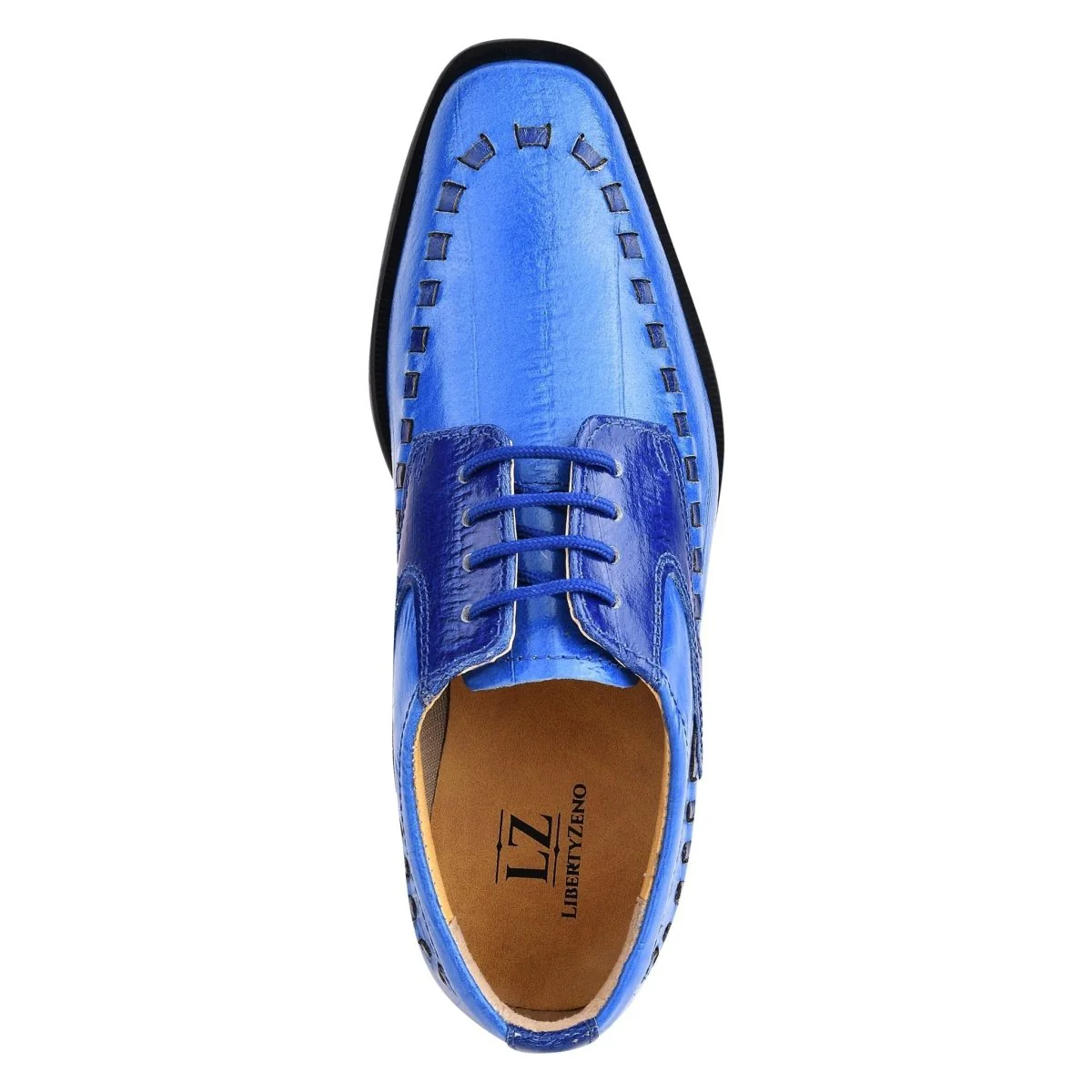 Liberty Zeno Kevin Leather Oxford Style Lace Up Dress Shoes - Image 11