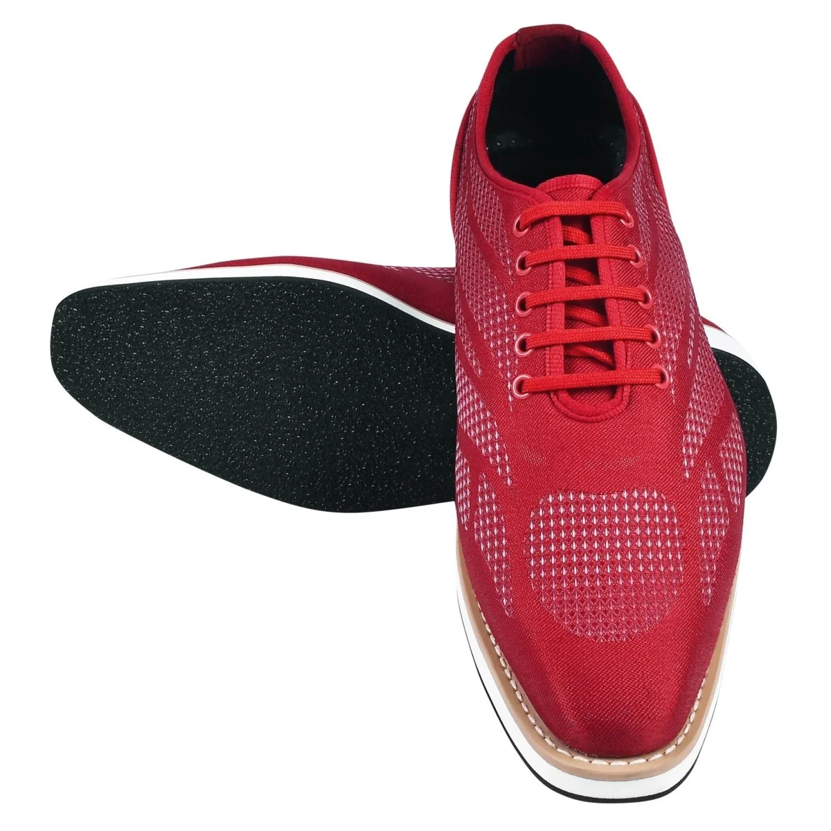 Liberty Zeno Lava Singh Mens Casual Textile Printed Lace up Shoes - Image 11