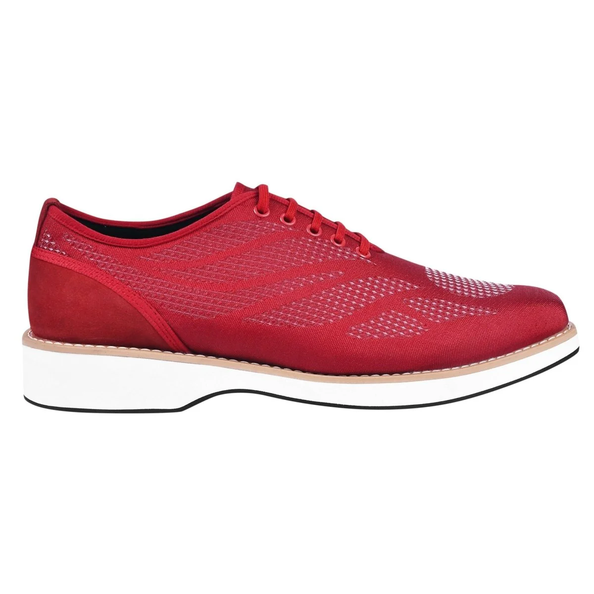 Liberty Zeno Lava Singh Mens Casual Textile Printed Lace up Shoes - Image 12