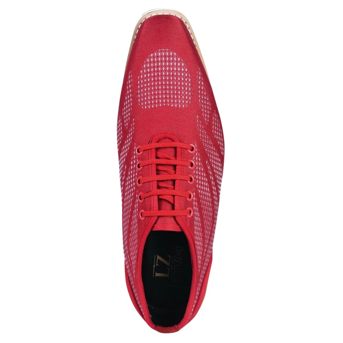 Liberty Zeno Lava Singh Mens Casual Textile Printed Lace up Shoes - Image 14