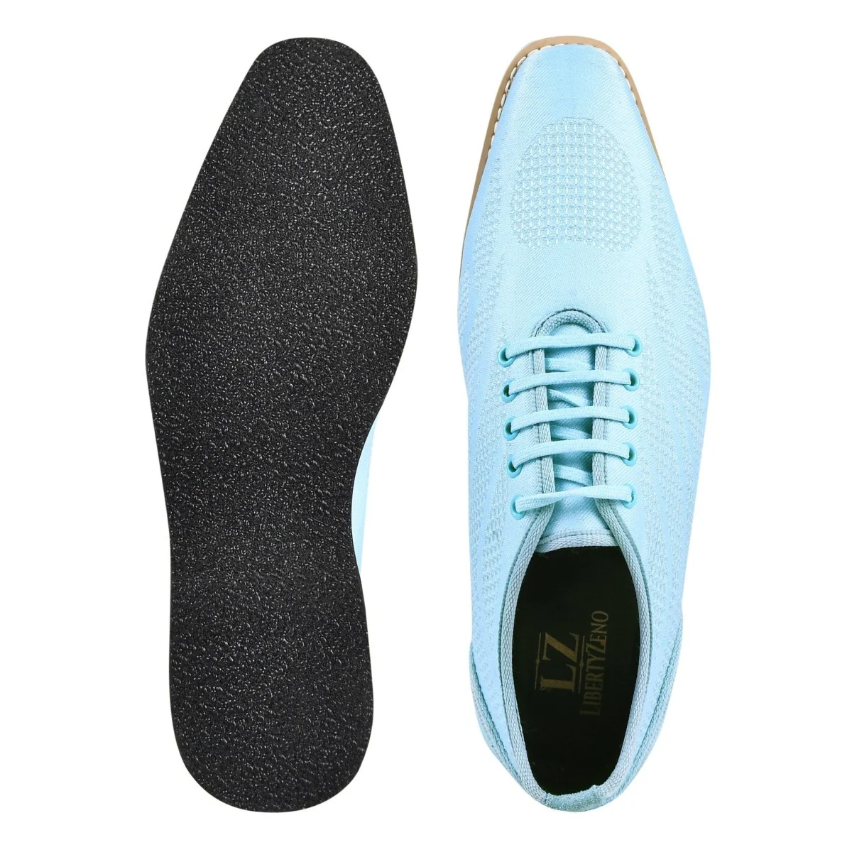 Liberty Zeno Lava Singh Mens Casual Textile Printed Lace up Shoes - Image 23