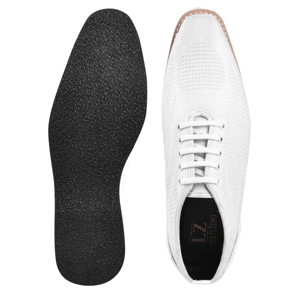 Liberty Zeno Lava Singh Mens Casual Textile Printed Lace up Shoes - Image 33