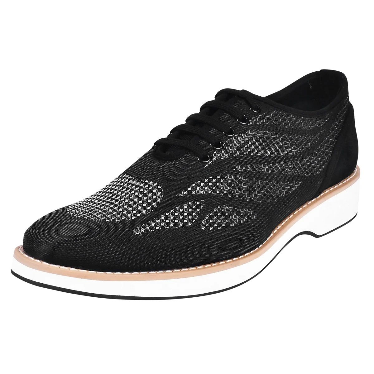 Liberty Zeno Lava Singh Mens Casual Textile Printed Lace up Shoes - Image 44