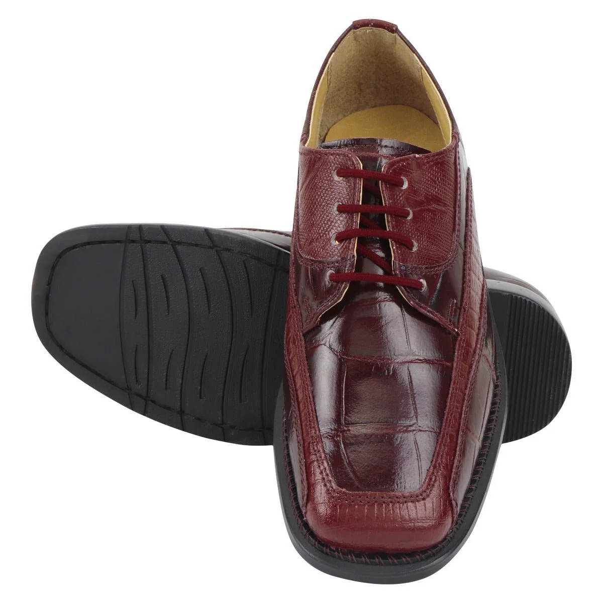 Liberty Zeno Lucifer Leather Oxford Style Dress Shoes for Kids - Image 2