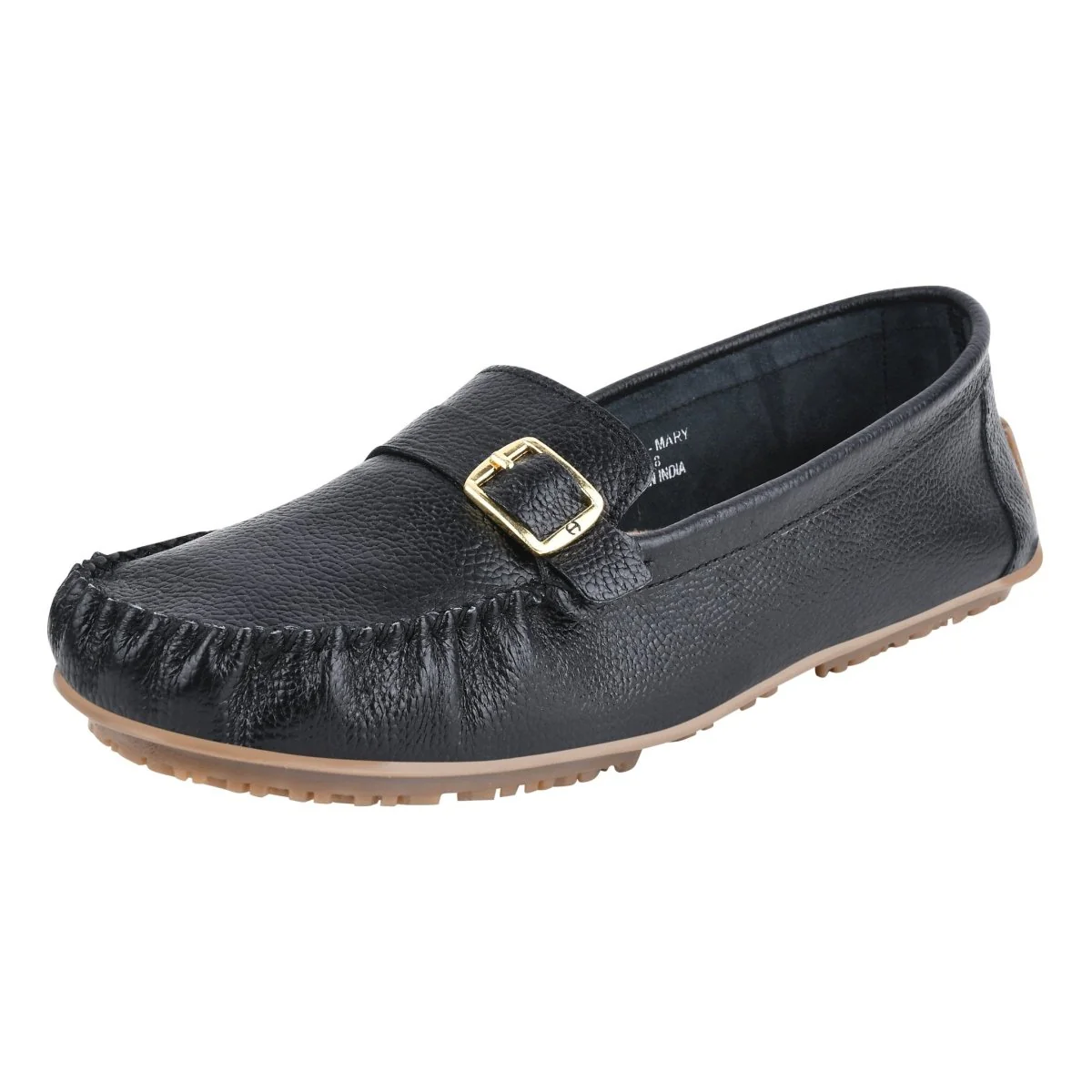 Liberty Zeno MARY Genuine Leather Women's Slip On Buckle Loafers - Image 10