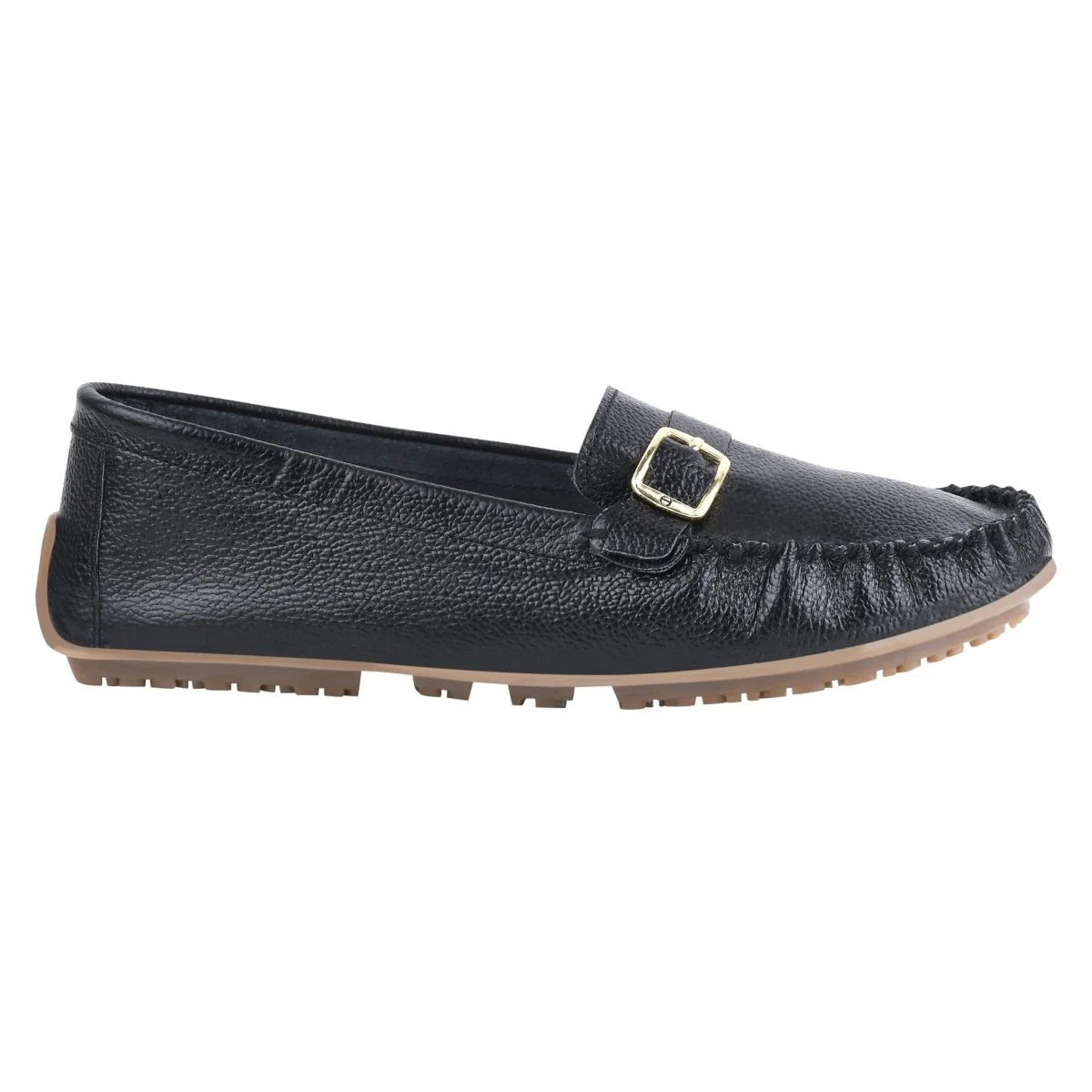 Liberty Zeno MARY Genuine Leather Women's Slip On Buckle Loafers - Image 15
