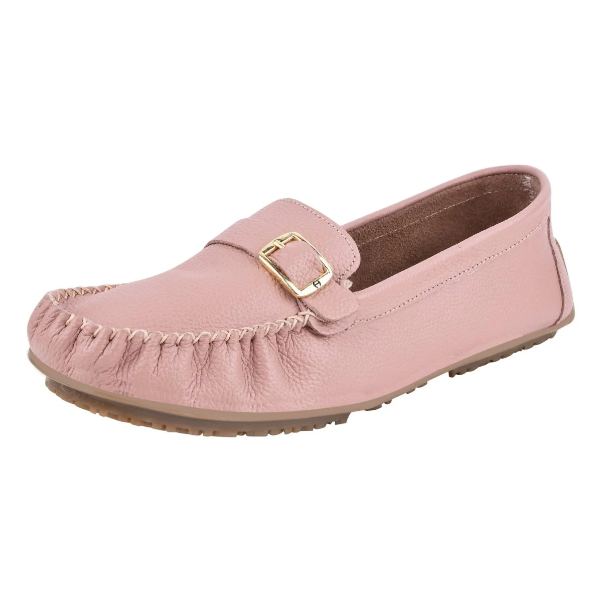 Liberty Zeno MARY Genuine Leather Women's Slip On Buckle Loafers - Image 18