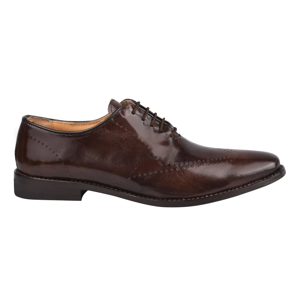 Liberty Zeno Mens Genuine Leather Wingtip Formal Business Dress Shoe - Image 12
