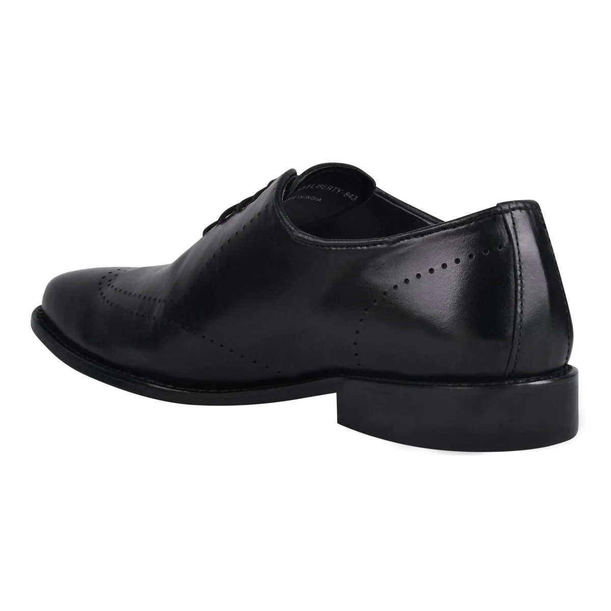 Liberty Zeno Mens Genuine Leather Wingtip Formal Business Dress Shoe - Image 3