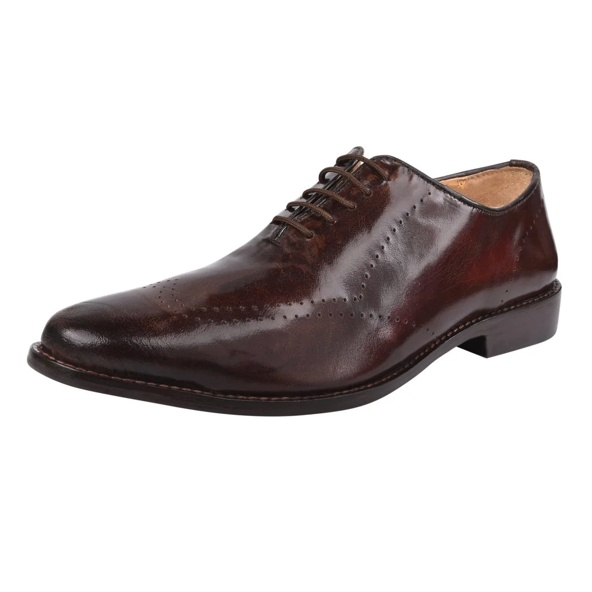 Liberty Zeno Mens Genuine Leather Wingtip Formal Business Dress Shoe - Image 8
