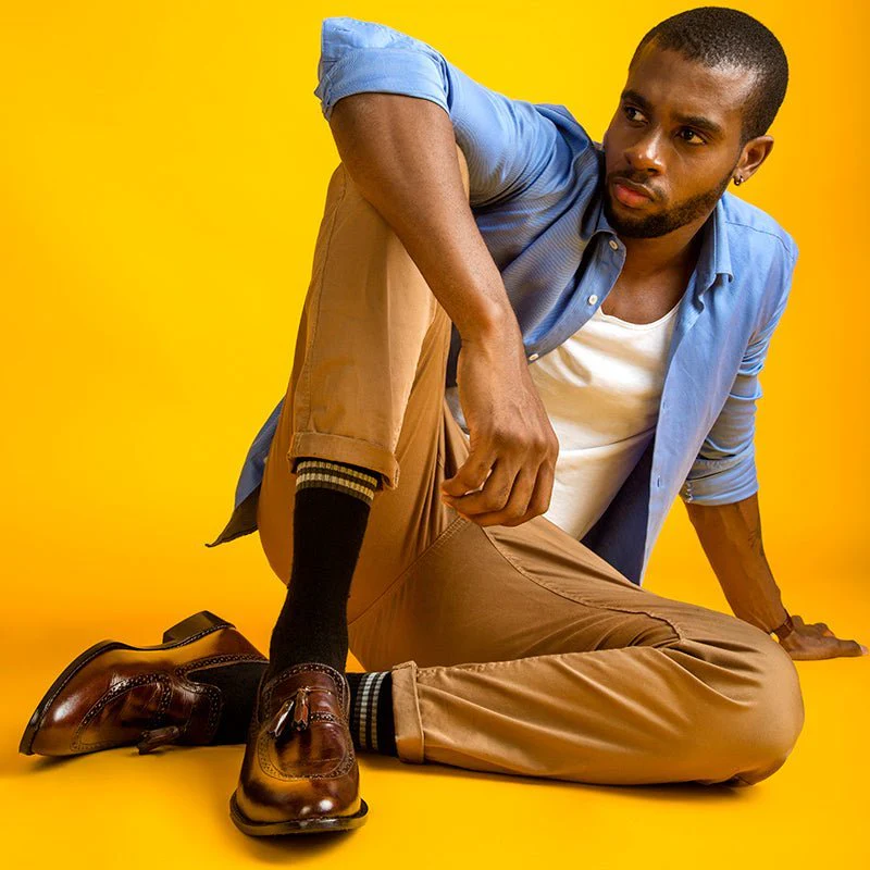 Liberty Zeno Men's Tassel Loafer Leather Shoes - Image 3