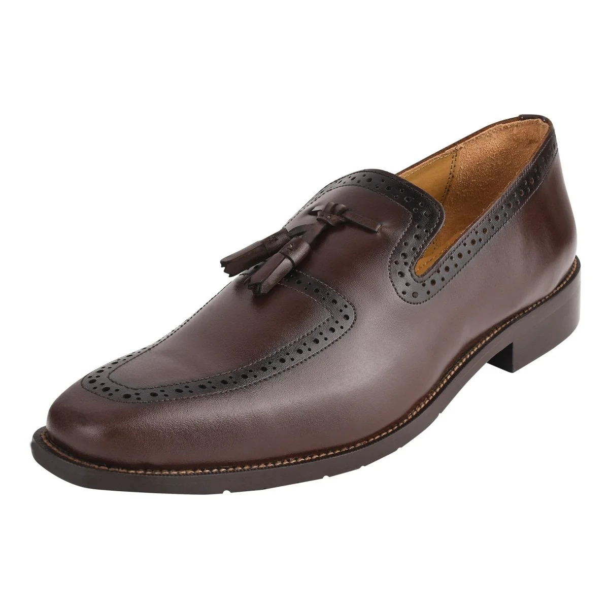 Liberty Zeno Men's Tassel Loafer Leather Shoes - Image 9