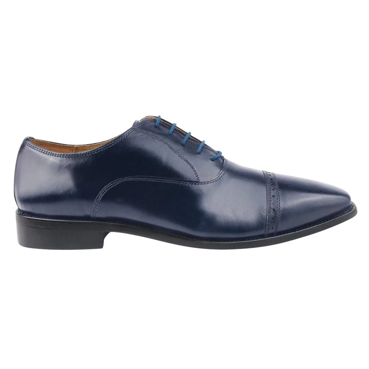 Liberty Zeno Oscar Mens Leather Lace up Oxford Designer Dress Shoes - Image 15