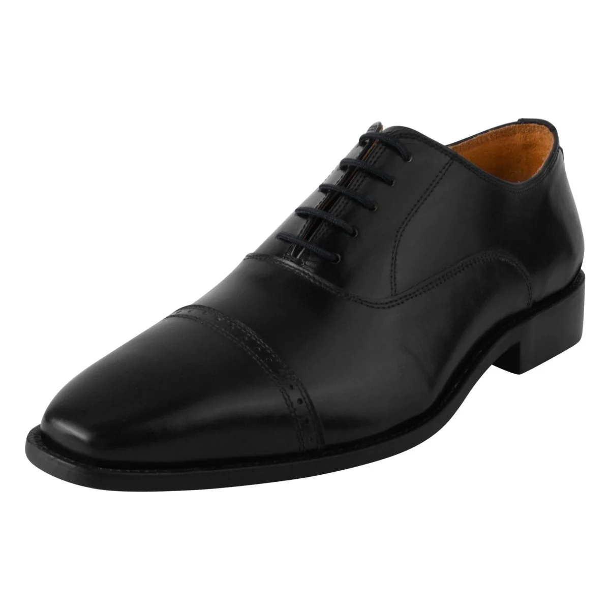 Liberty Zeno Oscar Mens Leather Lace up Oxford Designer Dress Shoes - Image 18