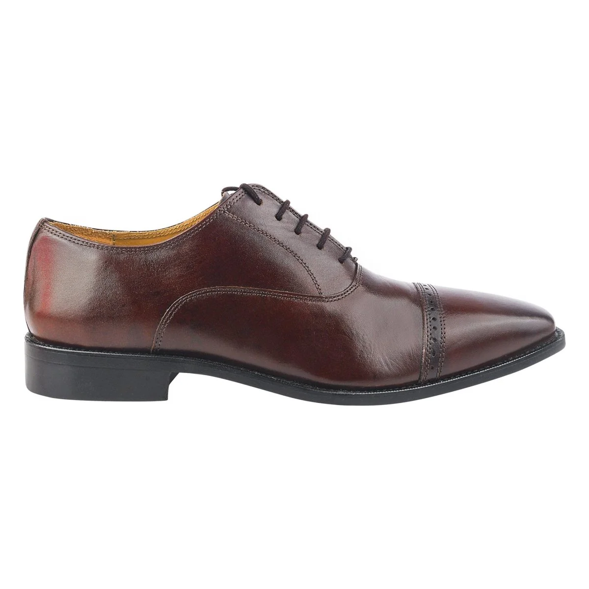 Liberty Zeno Oscar Mens Leather Lace up Oxford Designer Dress Shoes - Image 7