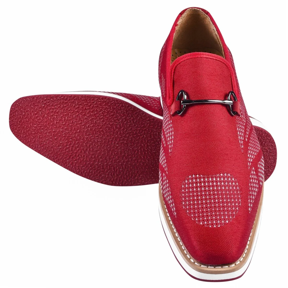Liberty Zeno Powerball Textile Printed Red Bottom Casual Shoes For Men - Image 20