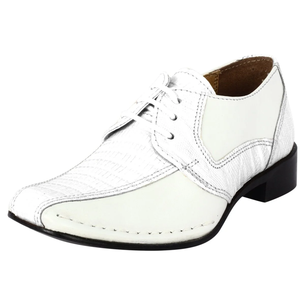 Liberty Zeno Senior Leather Oxford Style Kids Dress Shoes - Image 6