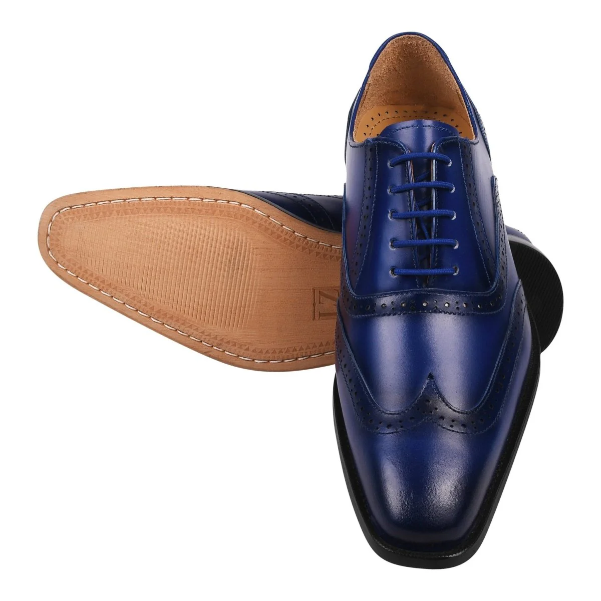 Liberty Zeno Sharon Genuine Leather Oxford Style Men's Designer Dress Shoes - Image 10