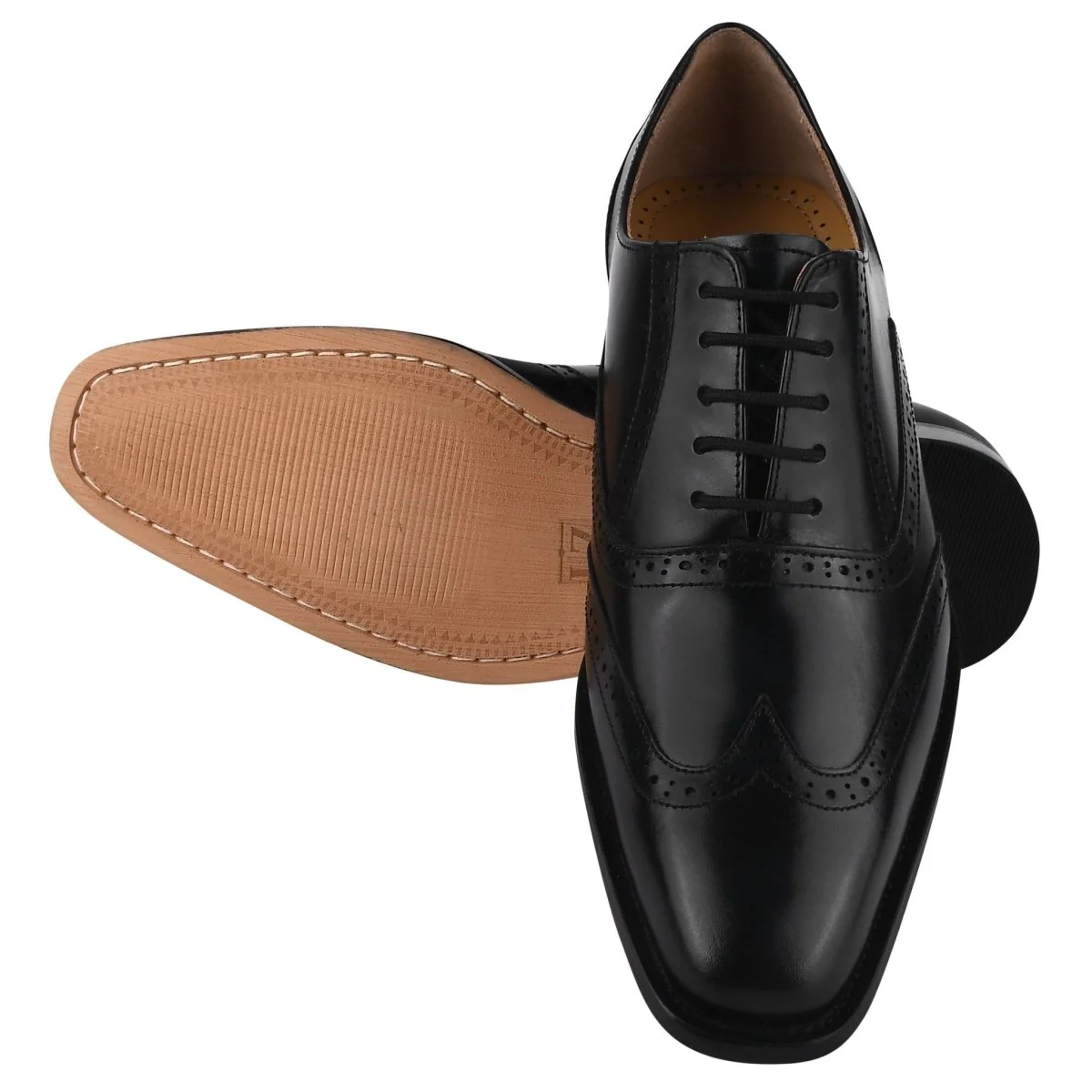 Liberty Zeno Sharon Genuine Leather Oxford Style Men's Designer Dress Shoes - Image 18