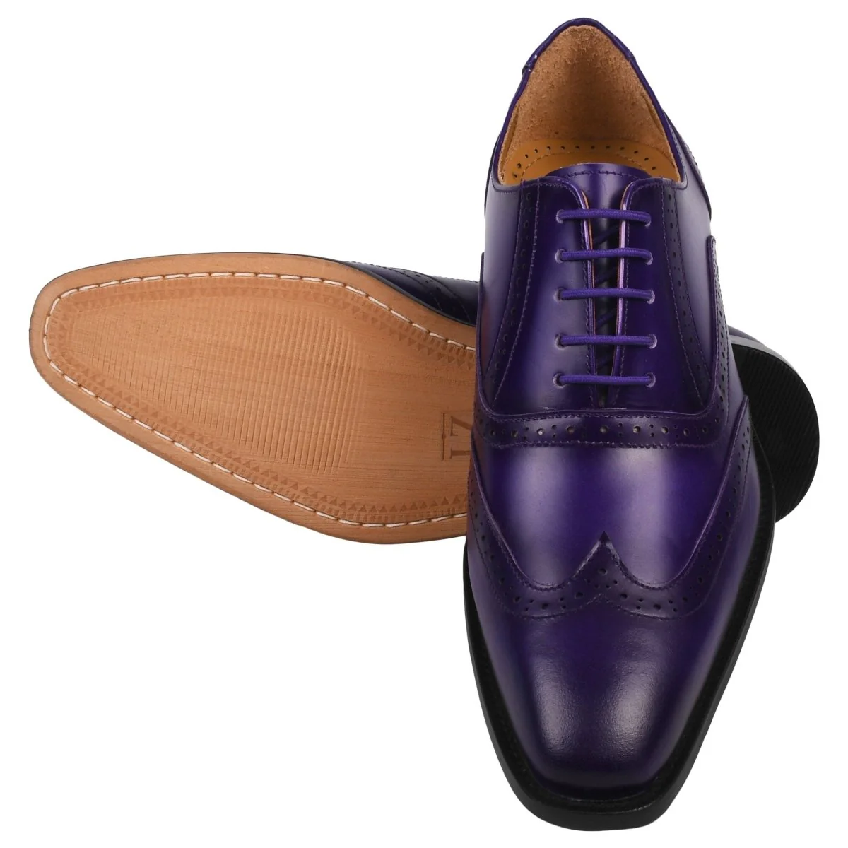 Liberty Zeno Sharon Genuine Leather Oxford Style Men's Designer Dress Shoes - Image 2