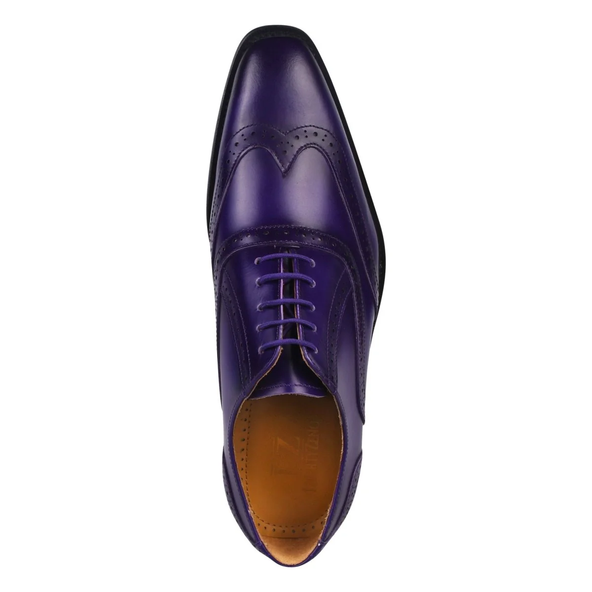 Liberty Zeno Sharon Genuine Leather Oxford Style Men's Designer Dress Shoes - Image 5