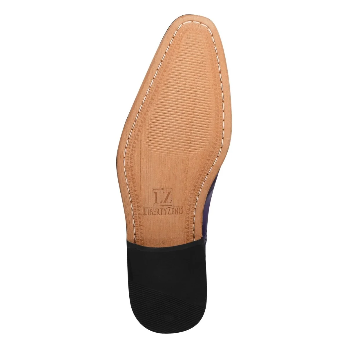 Liberty Zeno Sharon Genuine Leather Oxford Style Men's Designer Dress Shoes - Image 6