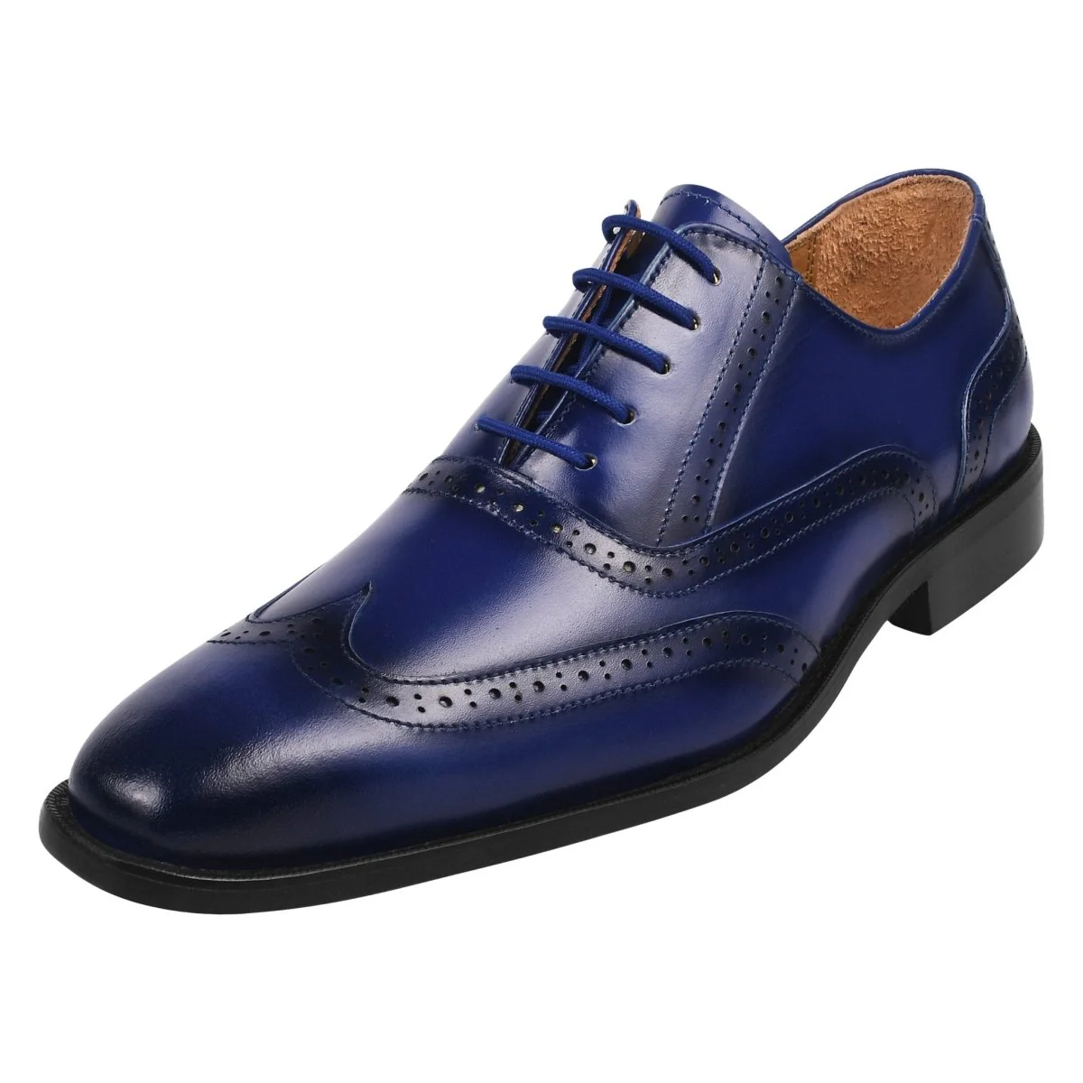 Liberty Zeno Sharon Genuine Leather Oxford Style Men's Designer Dress Shoes - Image 9