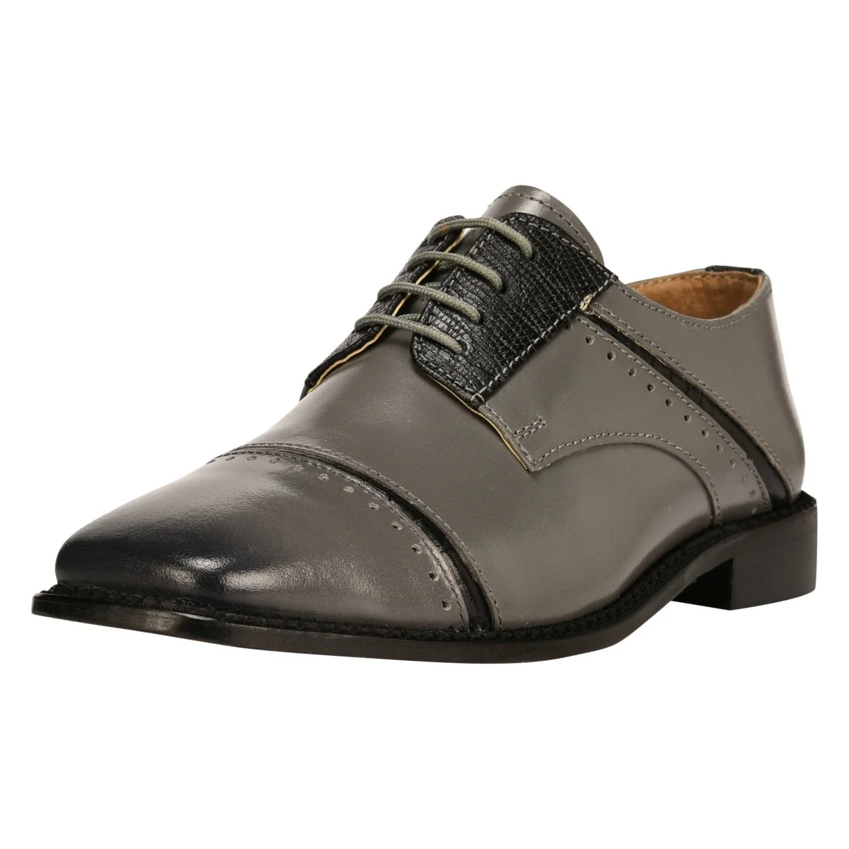 Liberty Zeno Swish Leather Oxford Style Dress Shoes for Kids - Image 10