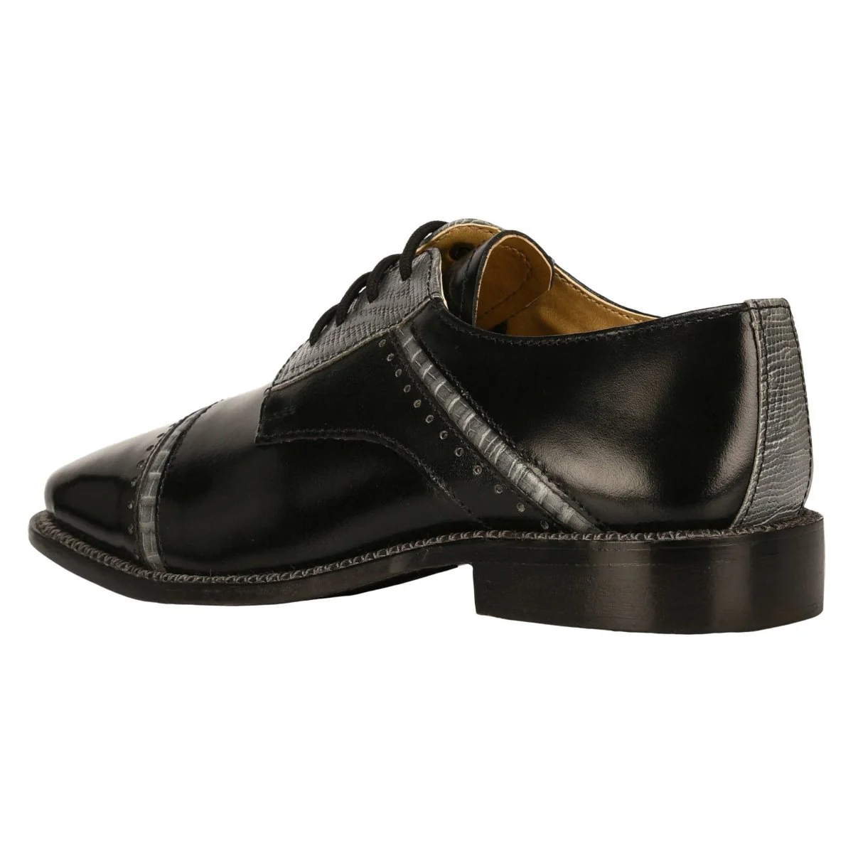 Liberty Zeno Swish Leather Oxford Style Dress Shoes for Kids - Image 3