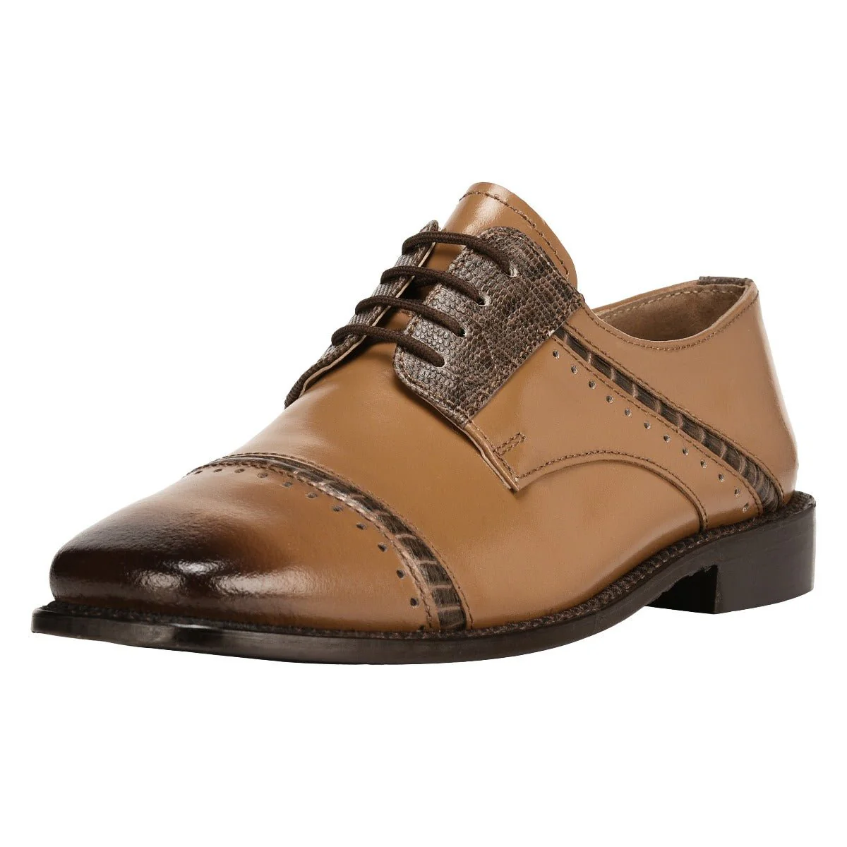 Liberty Zeno Swish Leather Oxford Style Dress Shoes for Kids - Image 5