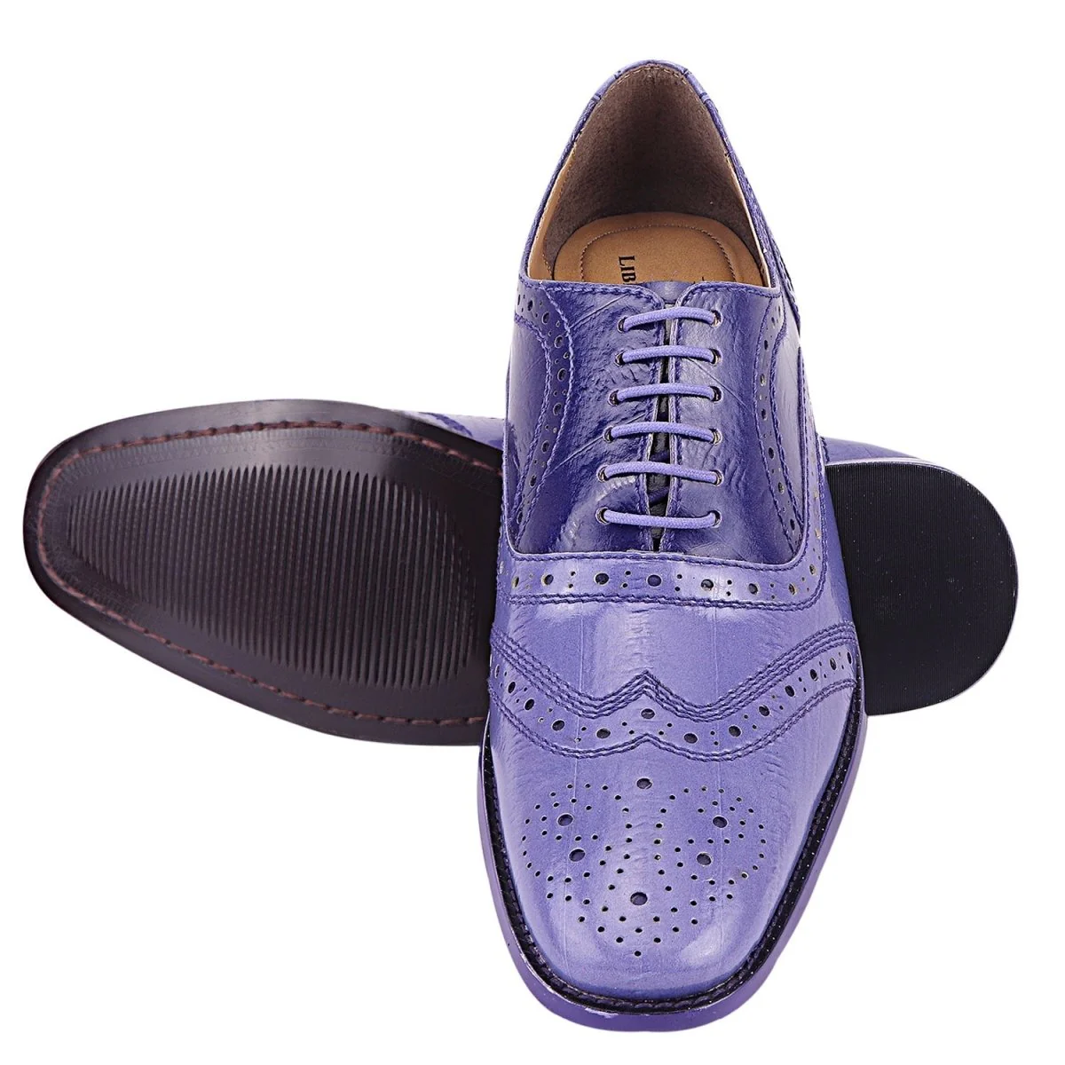 Liberty Zeno Tremont Genuine Leather Oxford Style Brogue Dress Shoes - Image 13