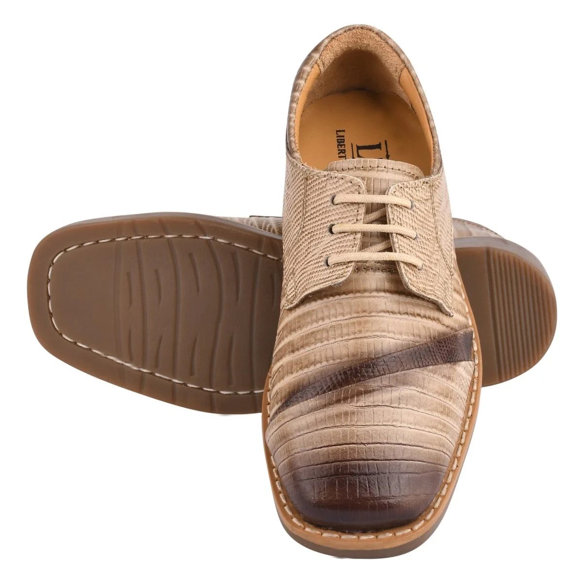 Liberty Zeno Trevor Leather Oxford Style Boys Dress Shoes - Image 12