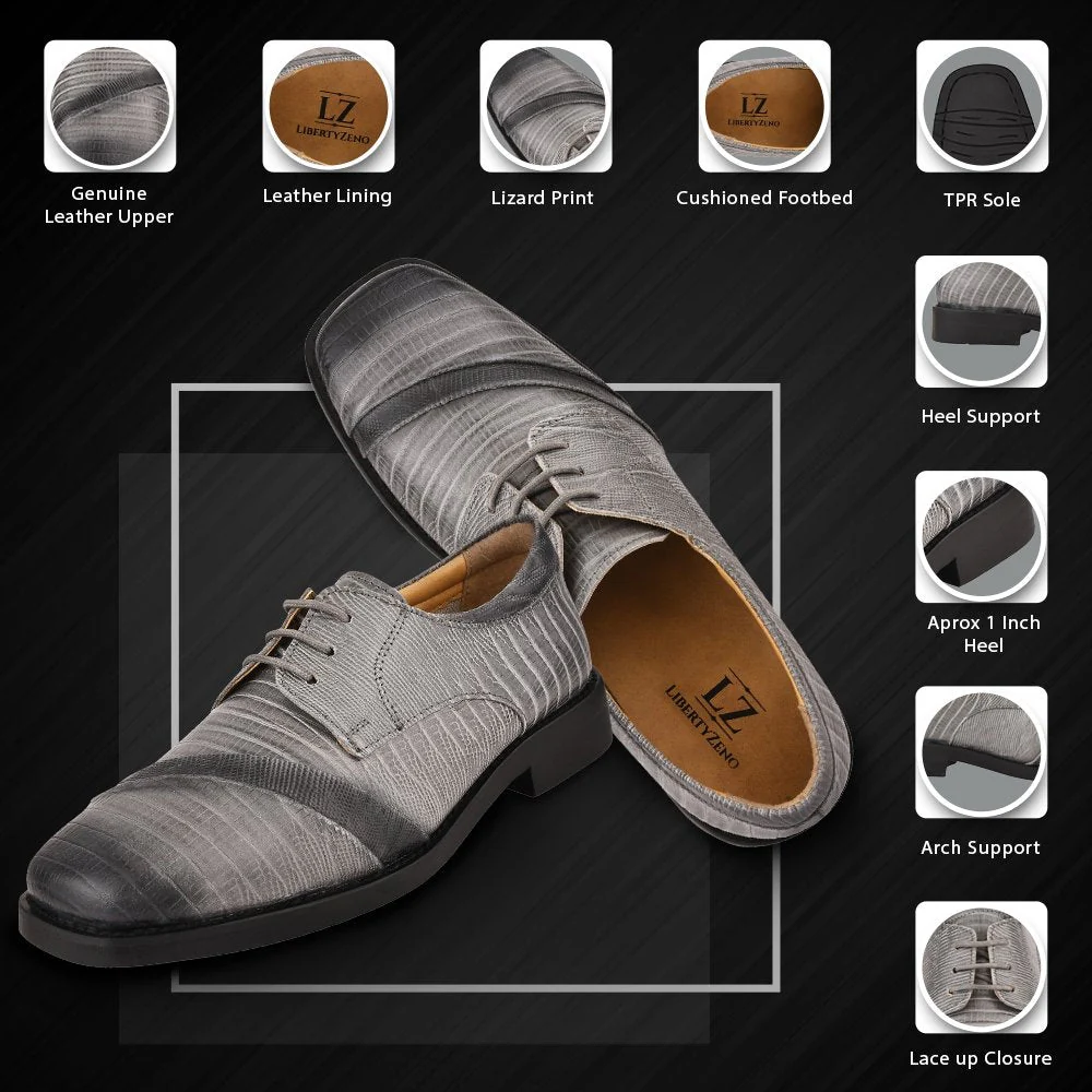 Liberty Zeno Trevor Leather Oxford Style Boys Dress Shoes - Image 31