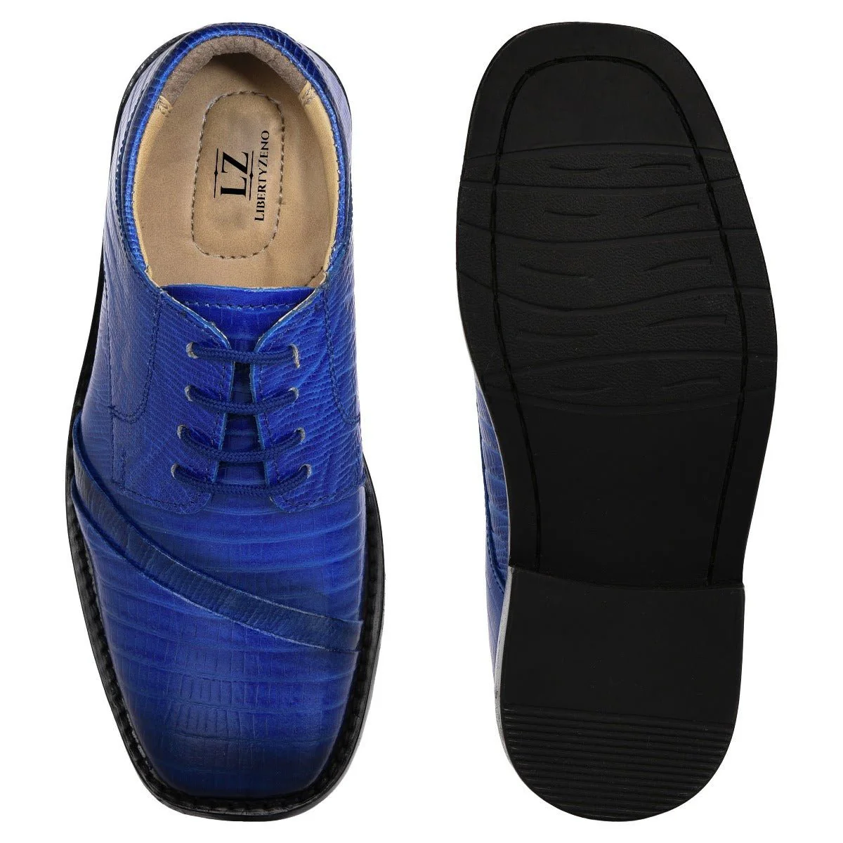 Liberty Zeno Trevor Leather Oxford Style Boys Dress Shoes - Image 5