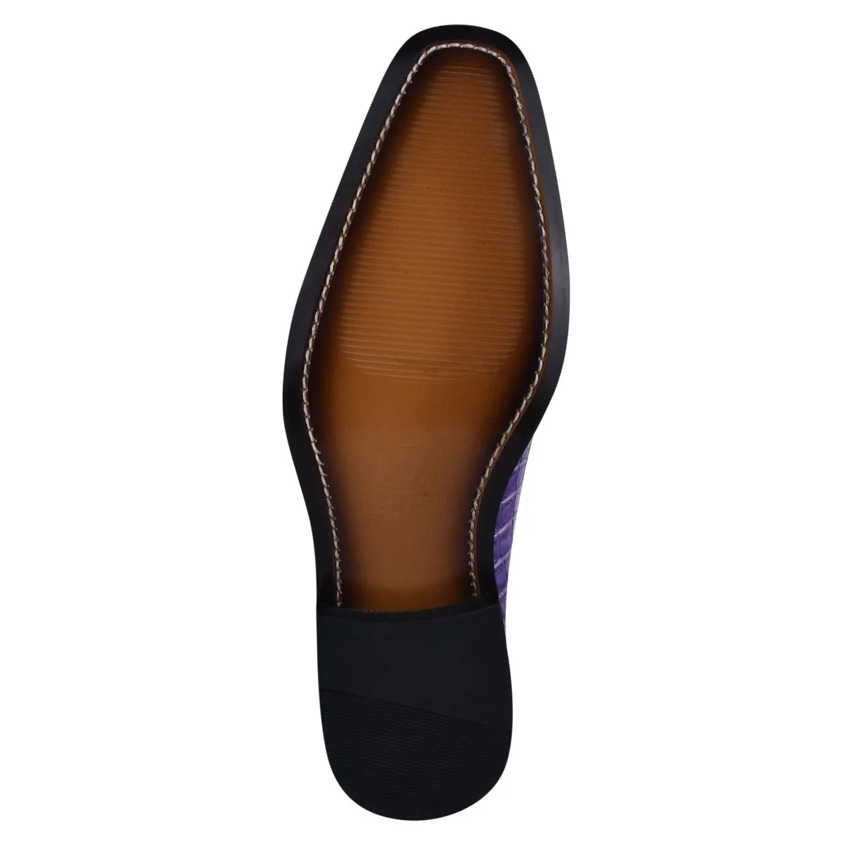 Liberty Zeno Walter Small Croco Leather Lace up Oxford Dress shoes - Image 14