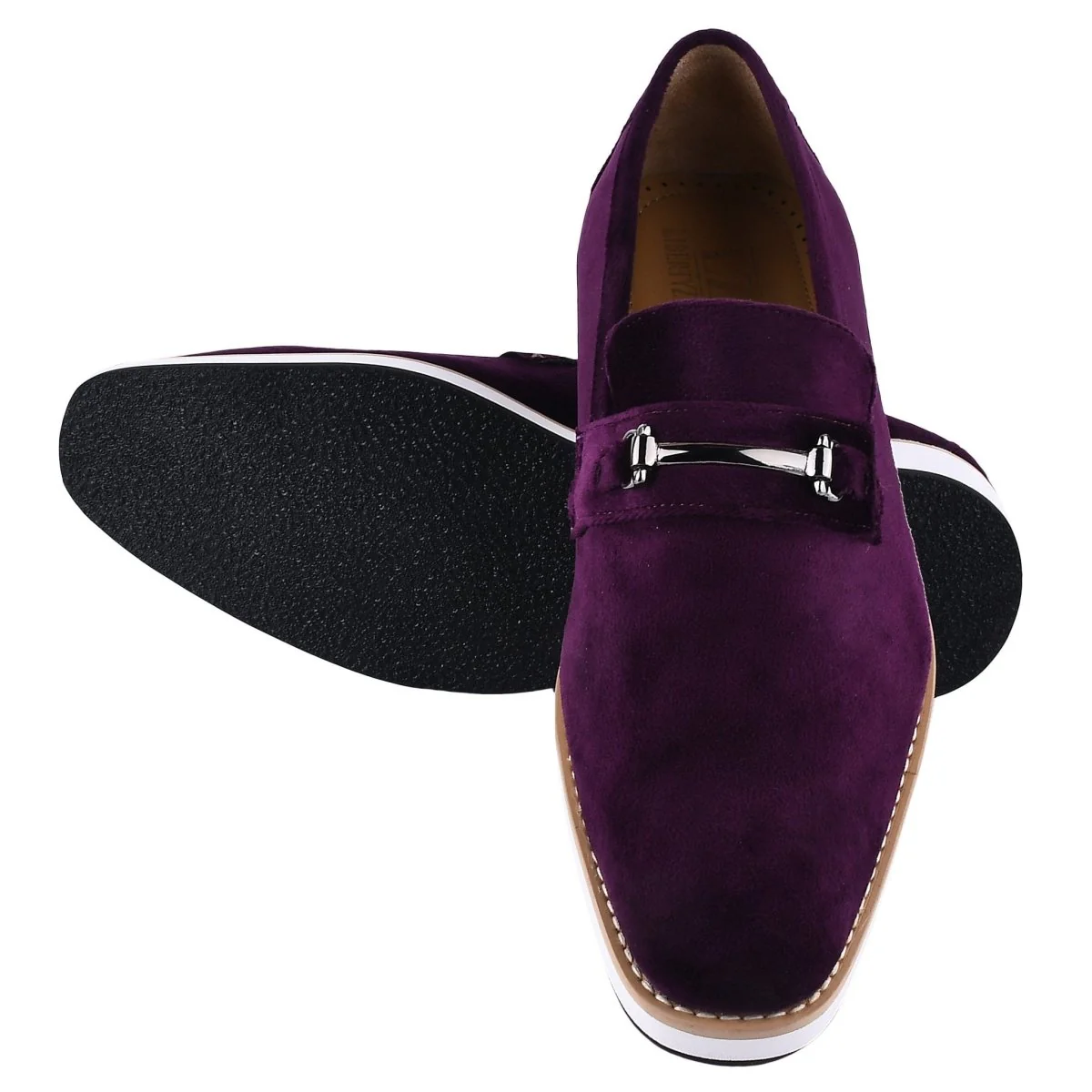 Liberty Zeno Welkar Men Velvet Causal Buckle Slip-On Loafers Shoes - Image 2