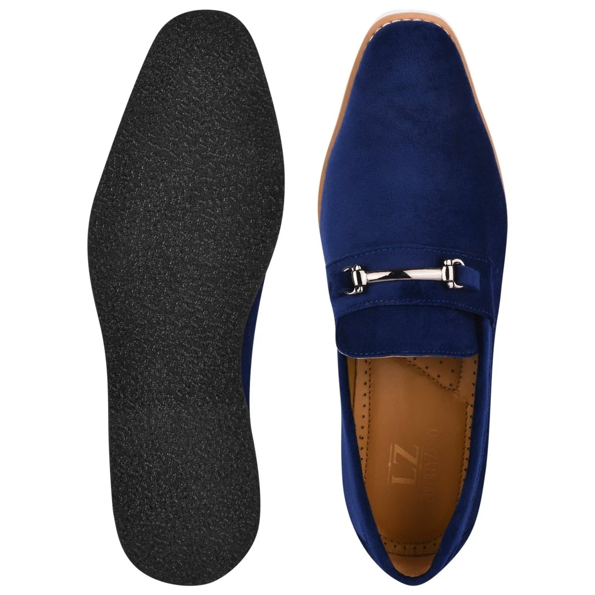 Liberty Zeno Welkar Men Velvet Causal Buckle Slip-On Loafers Shoes - Image 21