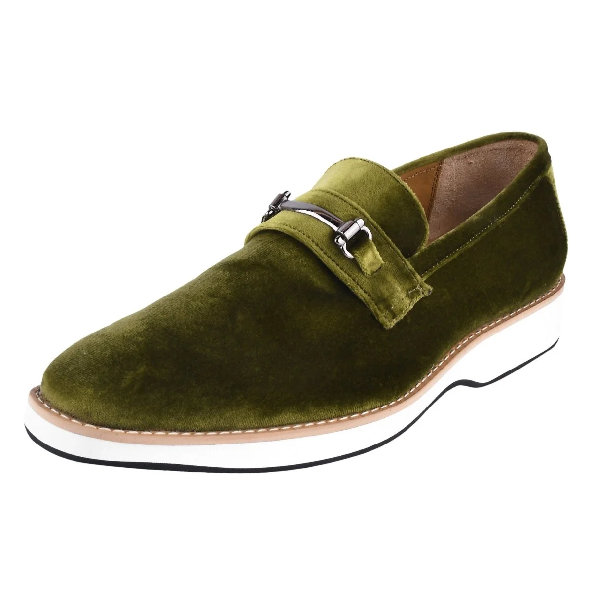 Liberty Zeno Welkar Men Velvet Causal Buckle Slip-On Loafers Shoes - Image 24