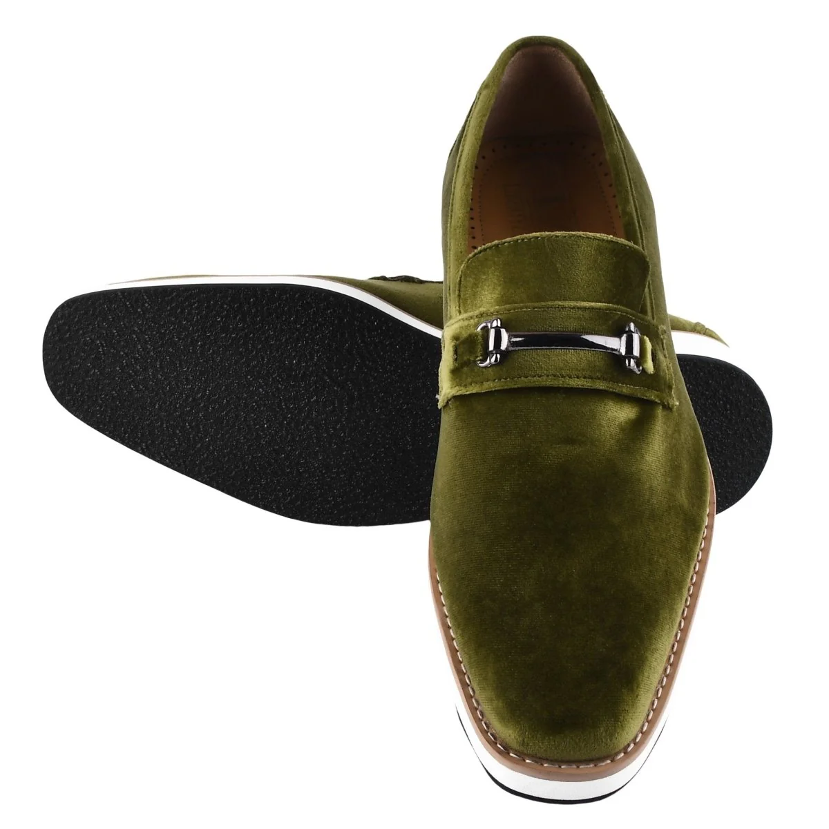 Liberty Zeno Welkar Men Velvet Causal Buckle Slip-On Loafers Shoes - Image 25